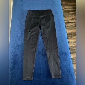 Black  SUUKSESS Crossover Seamless Leggings Butt Lifting High Waisted leggings